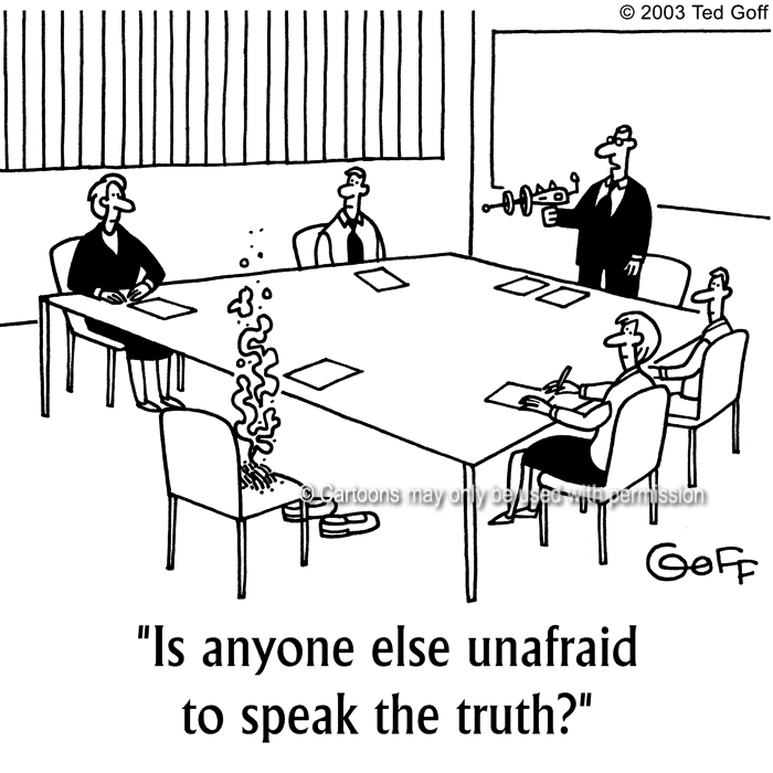 Cartoon about management
