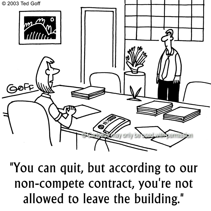 Cartoon about management