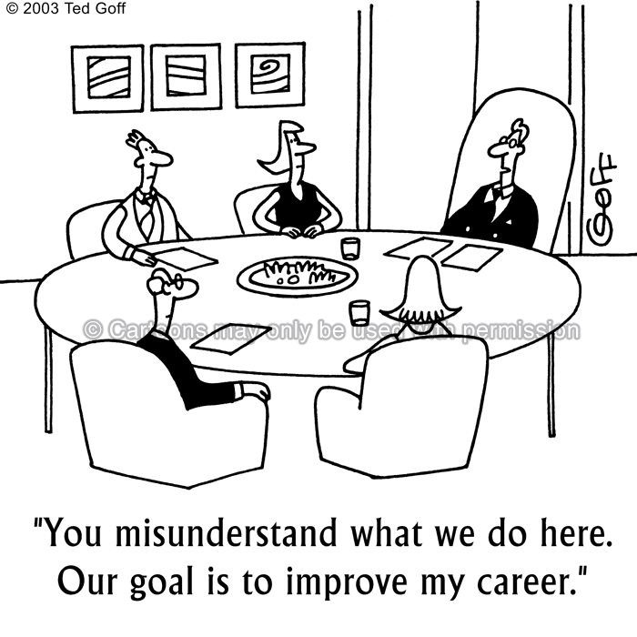 Cartoon about management