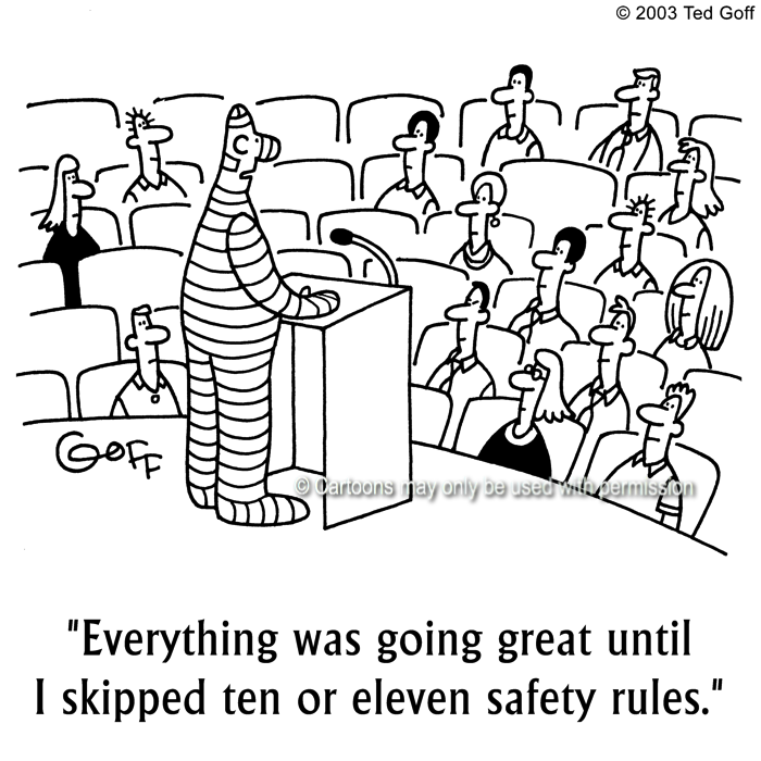 Cartoon about safety