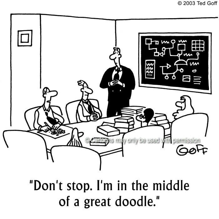 Cartoon about management