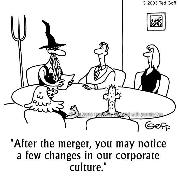 Cartoon about management