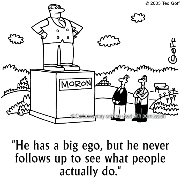 Cartoon about management