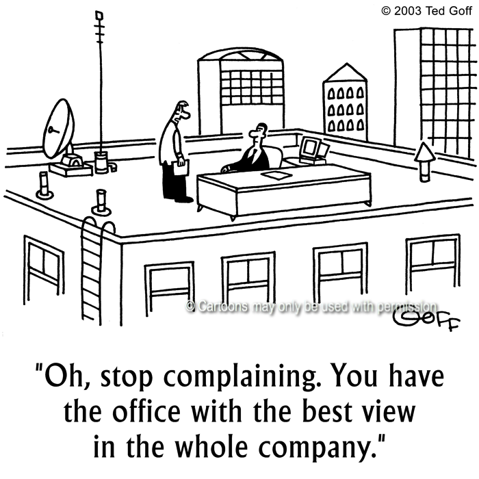 Cartoon about office