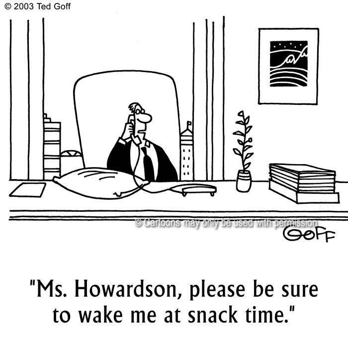 Cartoon about management