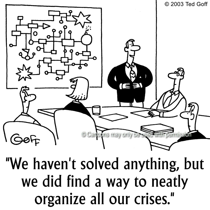 Cartoon about management