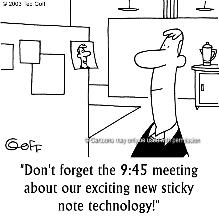 Cartoon about computer