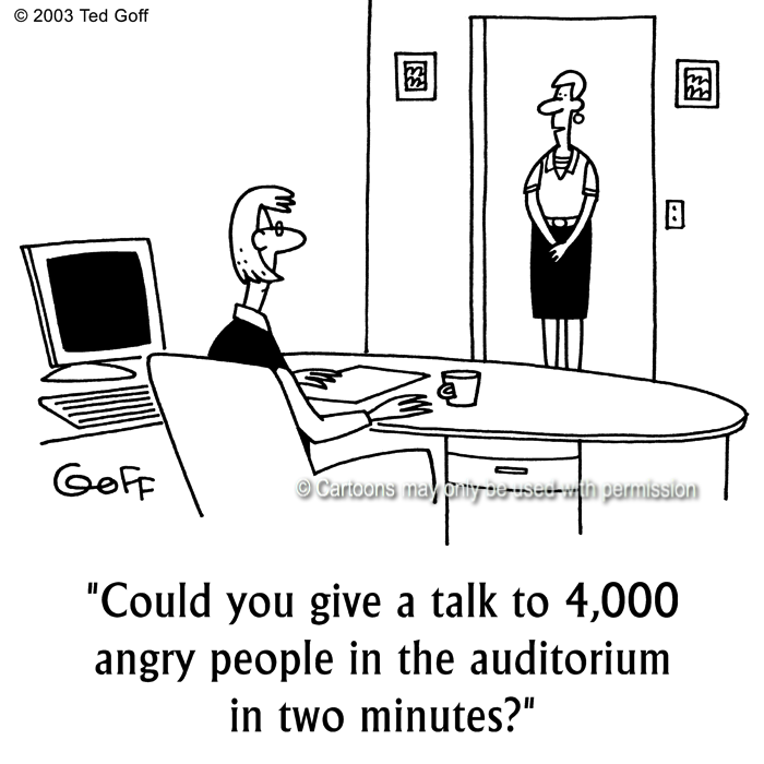Cartoon about management