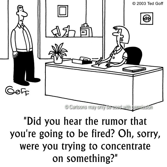 Cartoon about office