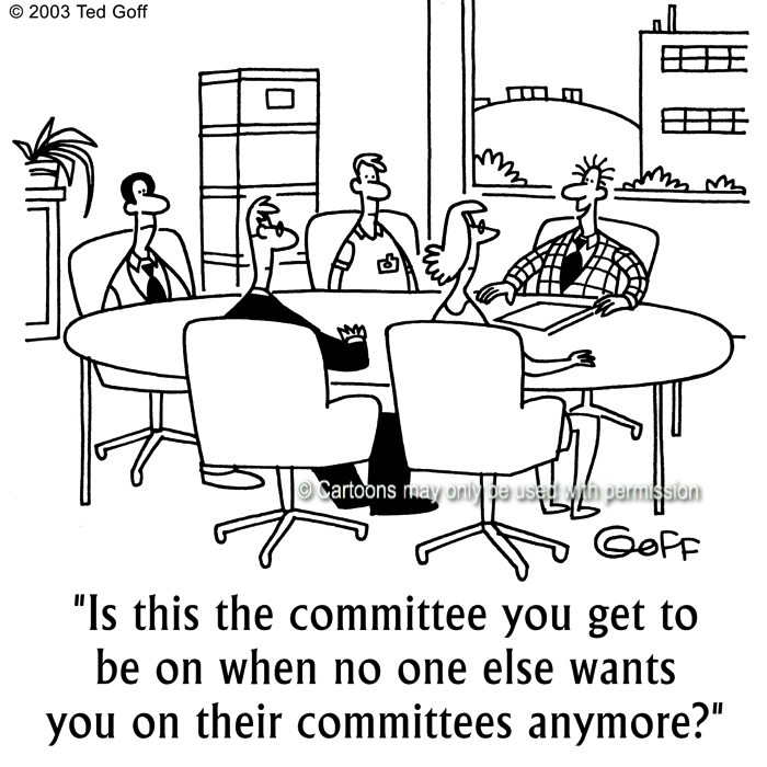 Cartoon about management