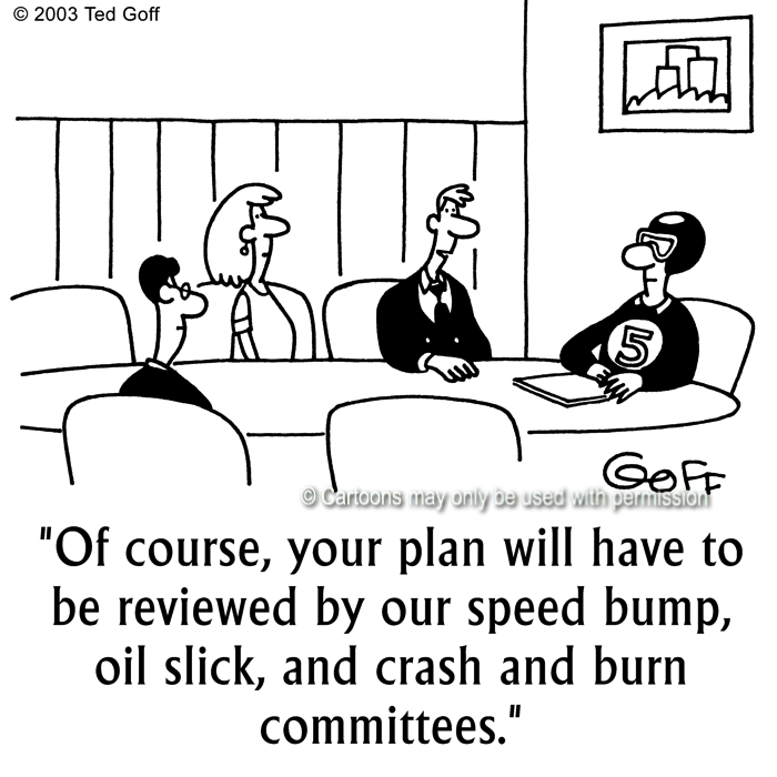 Cartoon about management