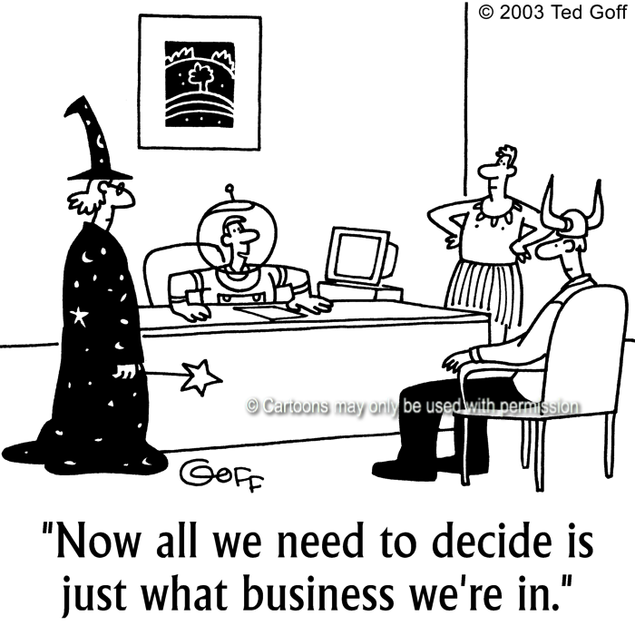 Cartoon about management