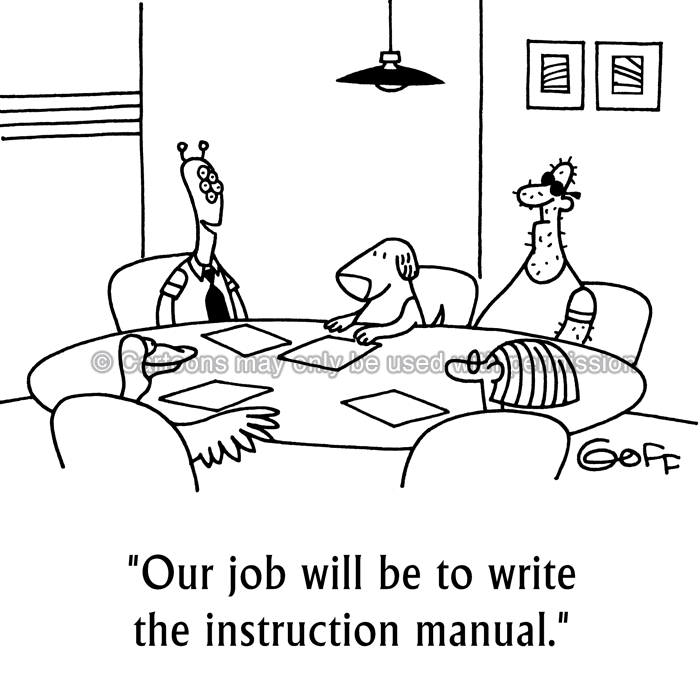 Cartoon about general