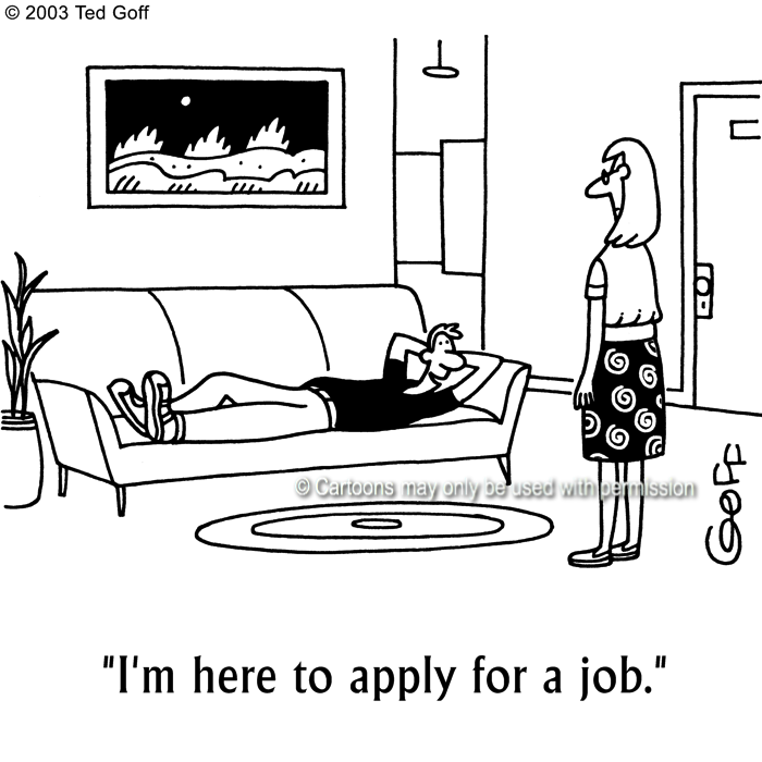 Cartoon about office