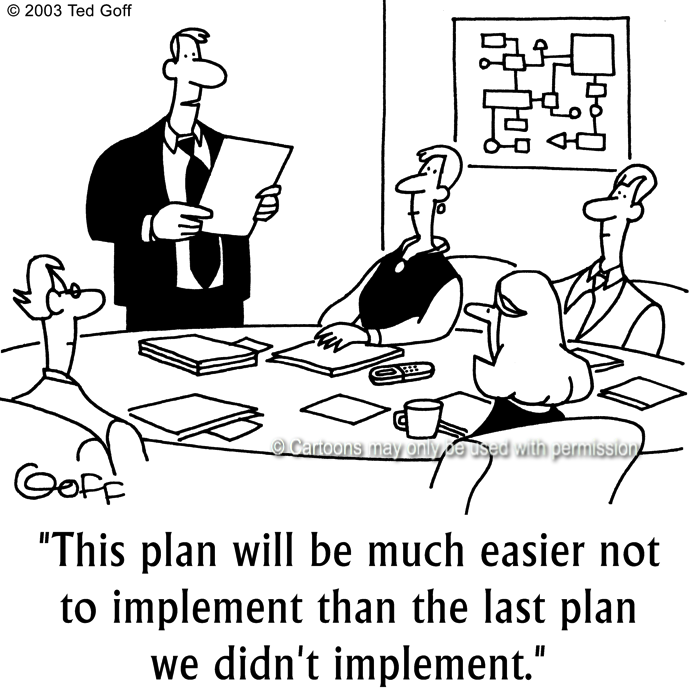 Cartoon about management