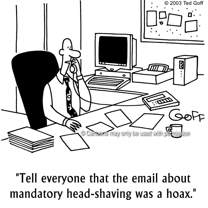 Cartoon about office