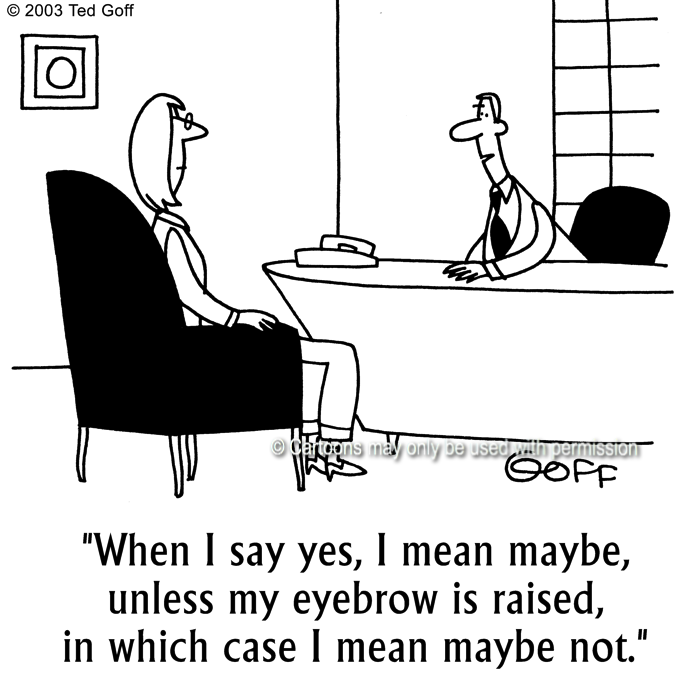 Cartoon about management