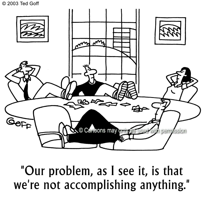 Cartoon about management