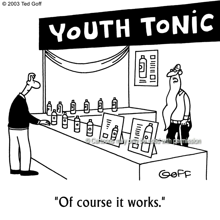Cartoon about sales