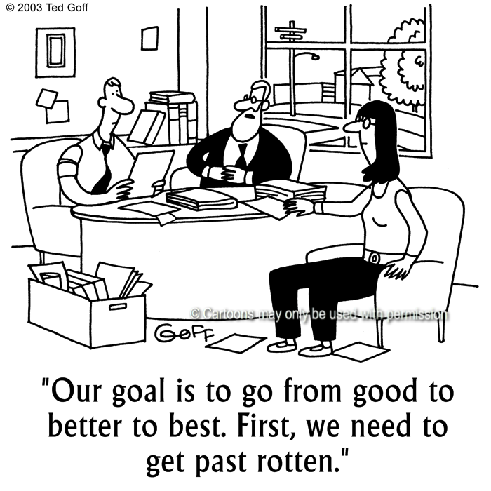 Cartoon about management