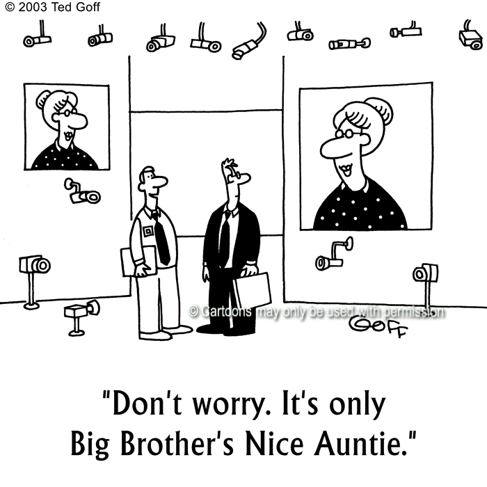 Cartoon about computer