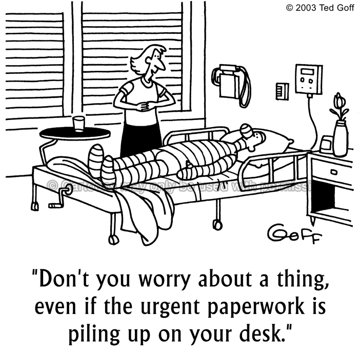 Cartoon about office