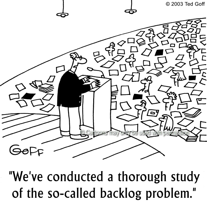 Cartoon about office