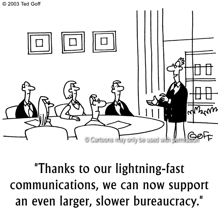 Cartoon about management