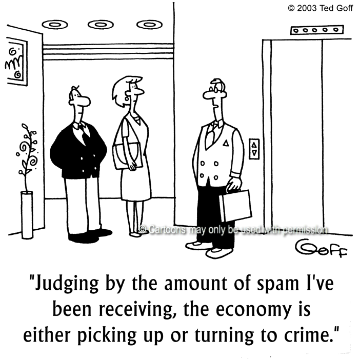 Cartoon about computer