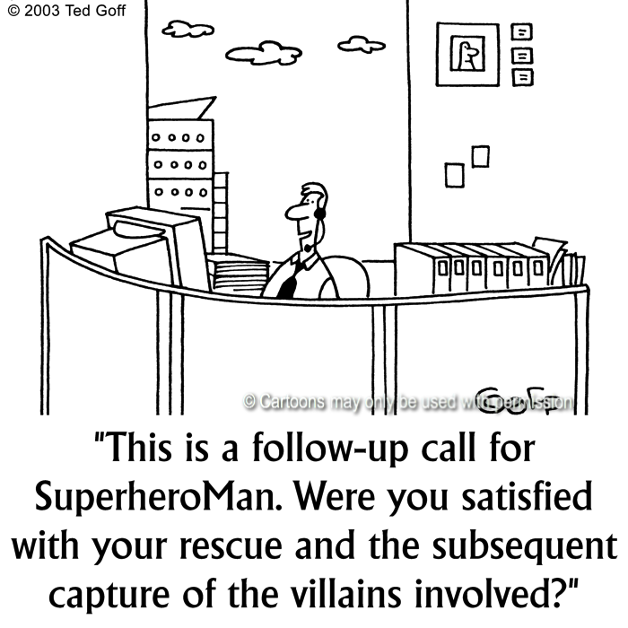 Cartoon about telephone