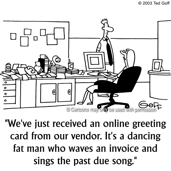 Cartoon about office