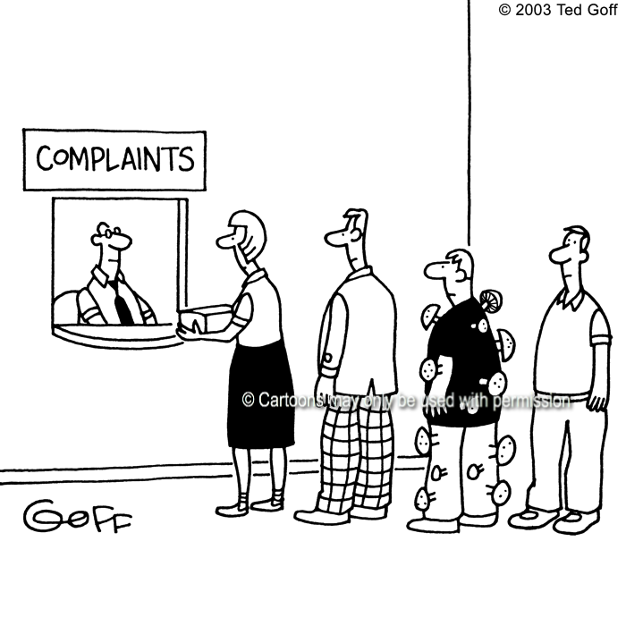 Cartoon about retail