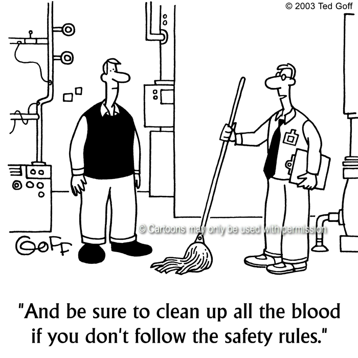 Cartoon about safety