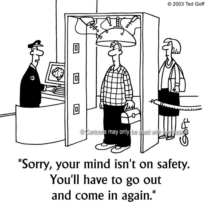 Cartoon about safety