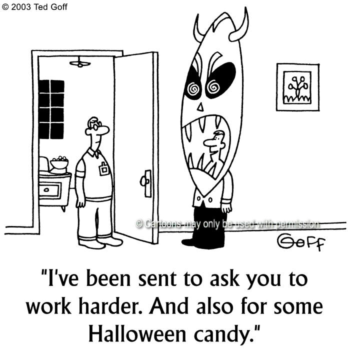 Cartoon about management
