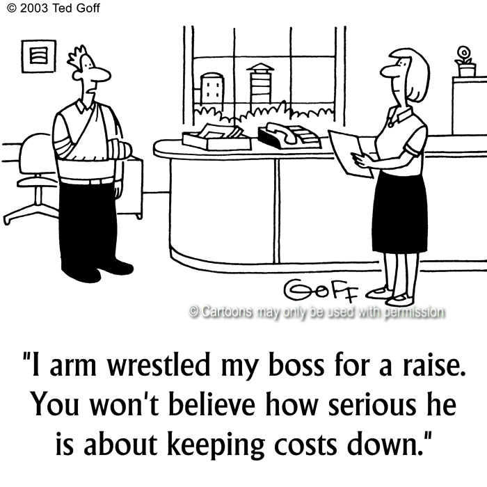 Cartoon about management