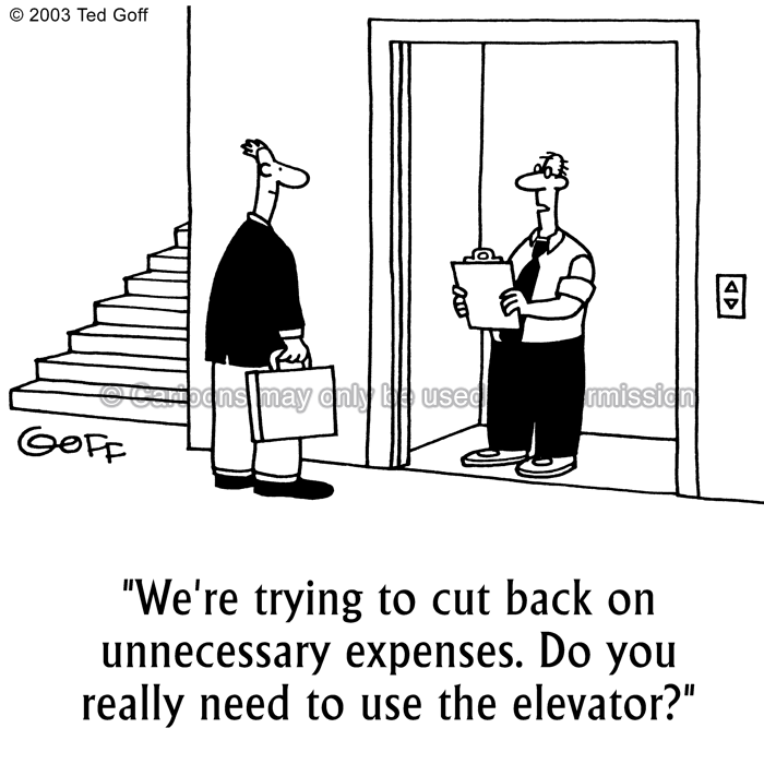 Cartoon about management