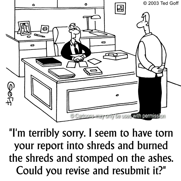 Cartoon about management