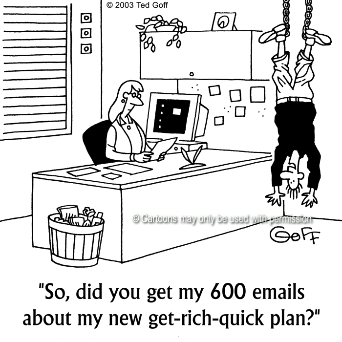 Cartoon about computer