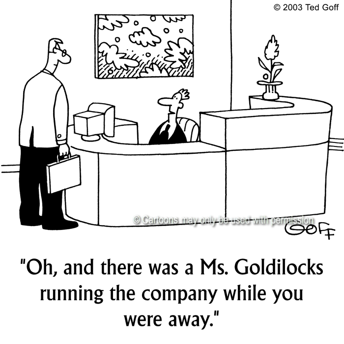 Cartoon about management