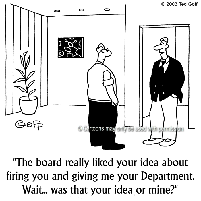 Cartoon about management