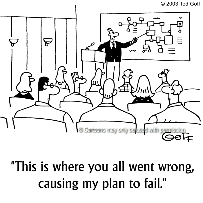 Cartoon about management