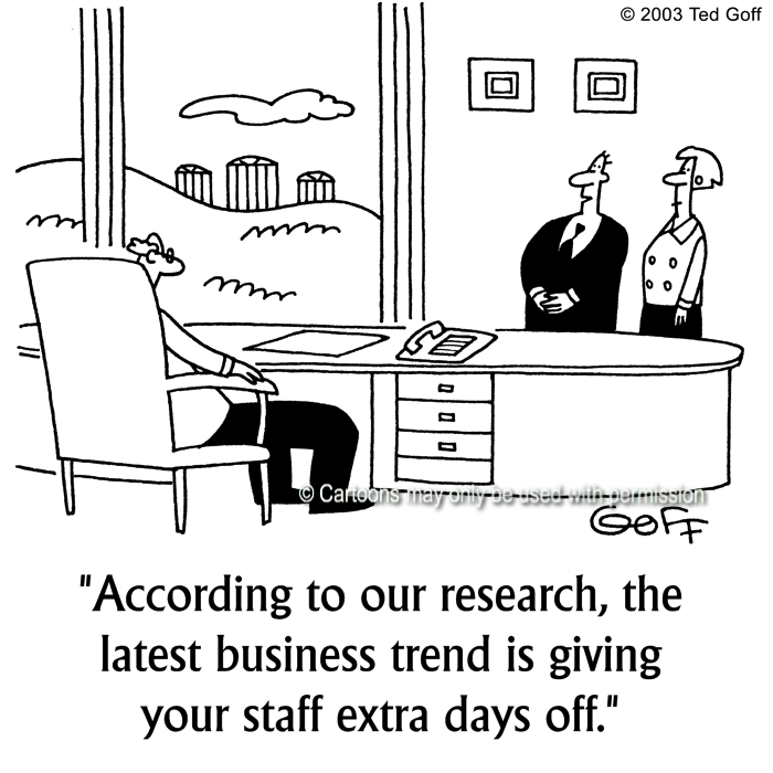 Cartoon about management