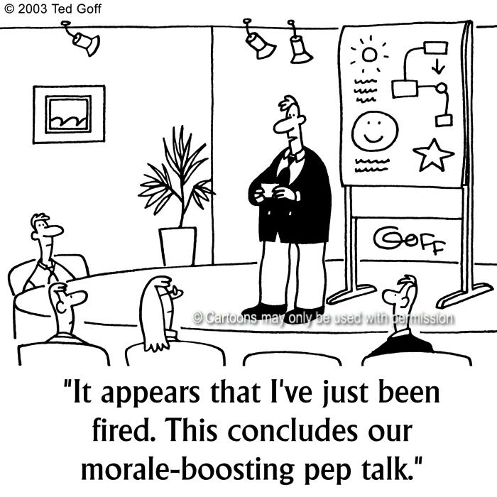 Cartoon about management