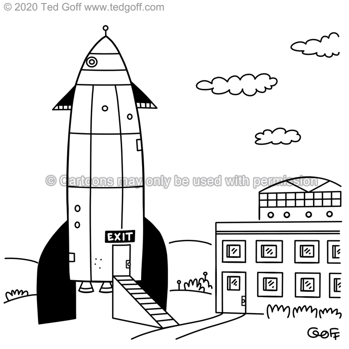 Cartoon about general