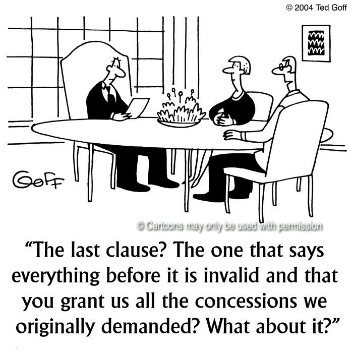 Cartoon about management