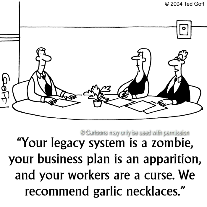 Cartoon about management