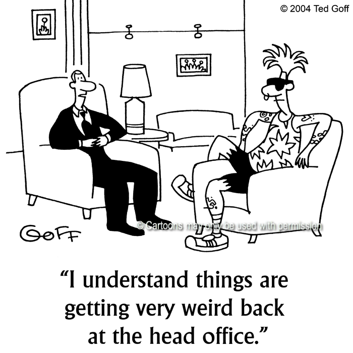 Cartoon about management
