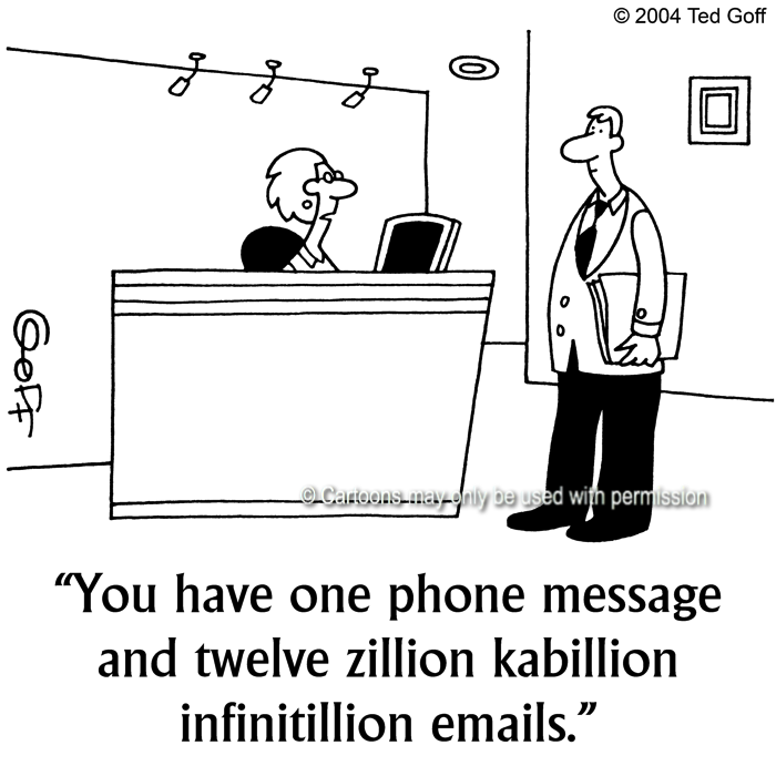 Cartoon about computer