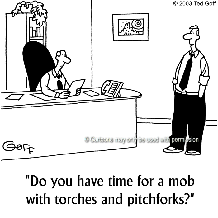 Cartoon about management